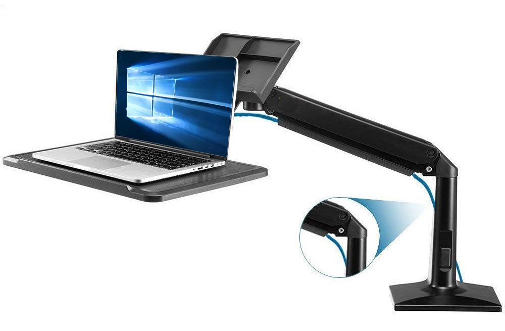 Soporte estacion de trabajo para computadores portatiles en oficinas Soporte estacion de trabajo para computadores portatiles en oficinas